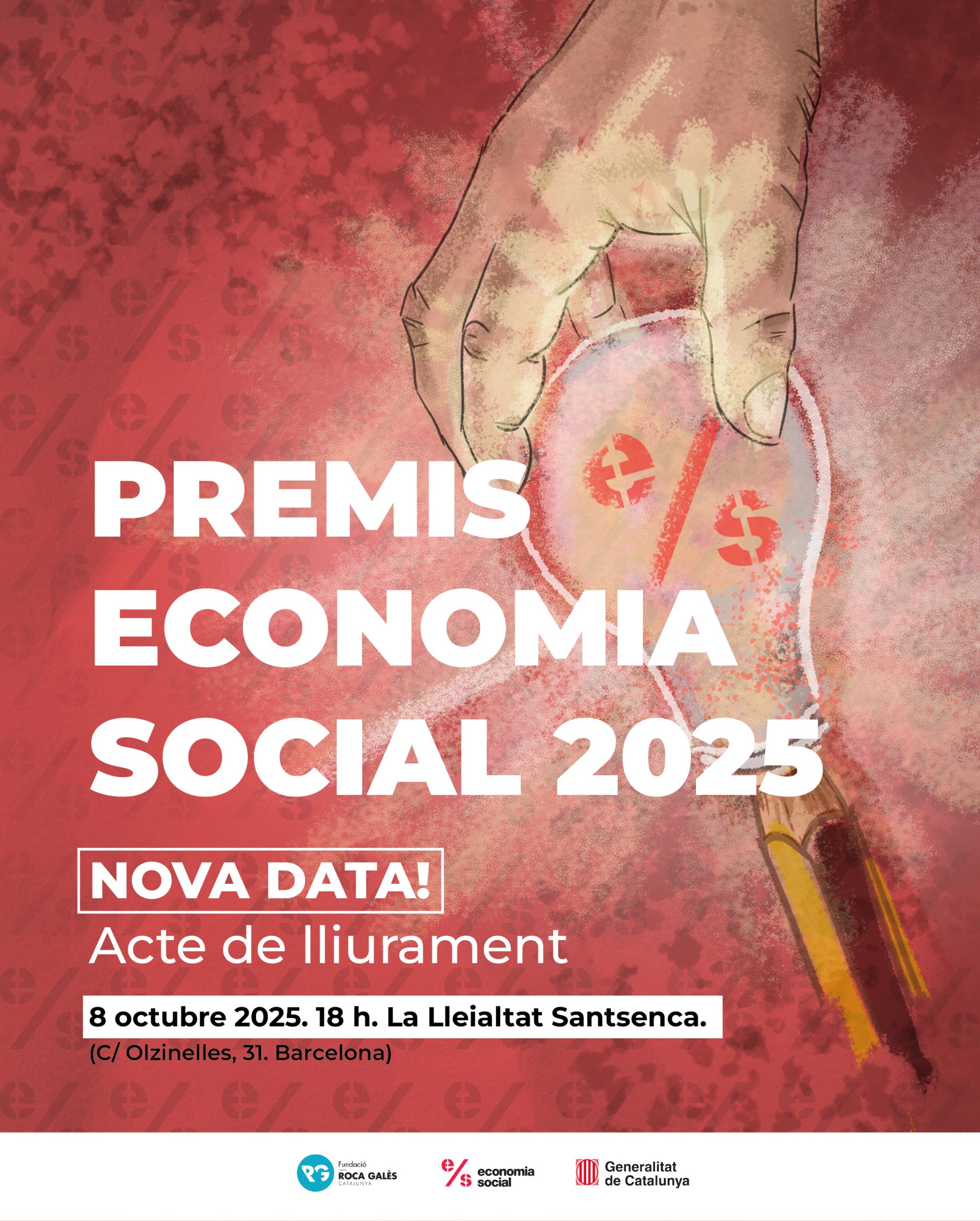 NOVA DATA!!  | Acte de lliurament dels Premis economia social 2025
