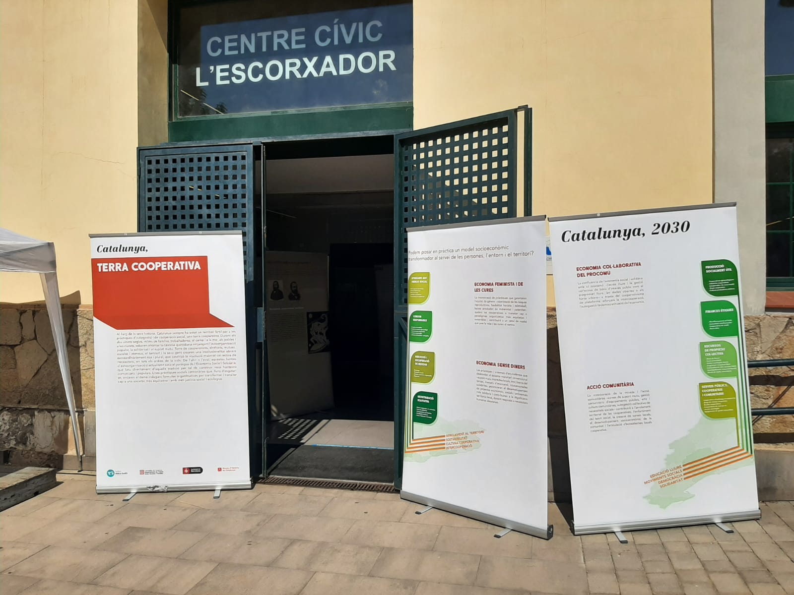 L’exposició “Catalunya, terra cooperativa” estiueja a Gelida i Mediona