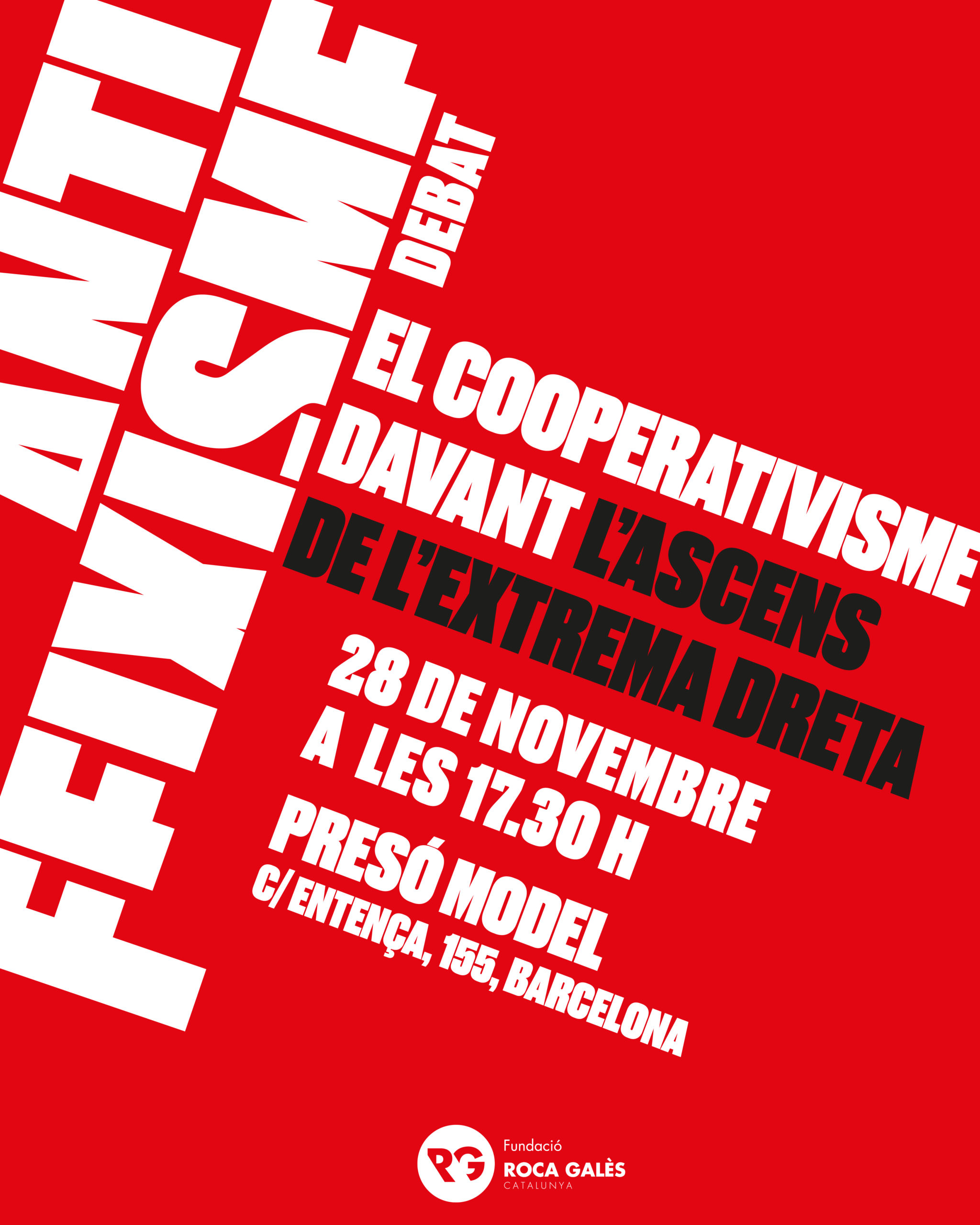 Debat “El cooperativisme davant l’ascens de l’extrema dreta” | 28 de novembre
