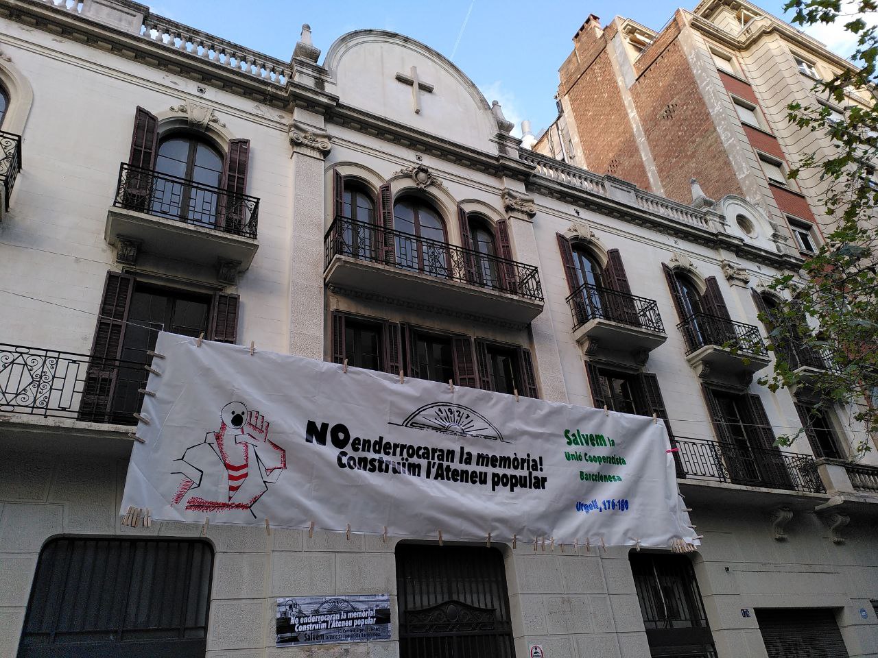 La seu històrica de la Unió Cooperatista Barcelonesa no s’enderrocarà