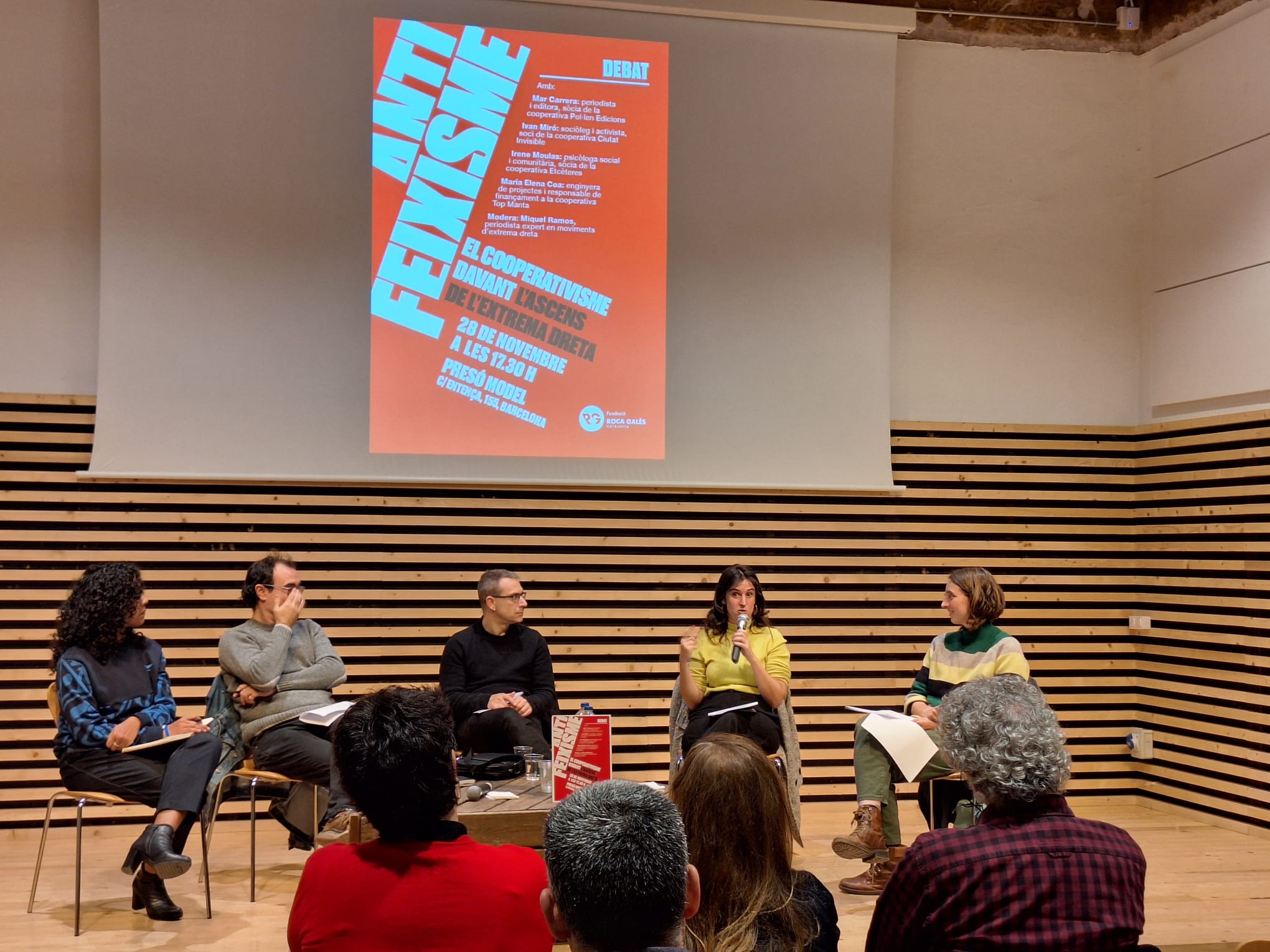 Debat “El cooperativisme davant l’ascens de l’extrema dreta”